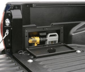 Toyota Tacoma Truck Bed Lockbox - Side - Tuffy Products - 3-Digit Combo - Black - `05-`22